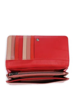 Pemba RFID Geldbörse fein genarbtes Kalbsleder rot