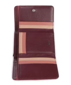Pemba RFID Geldbörse fein genarbtes Kalbsleder dunkelrot