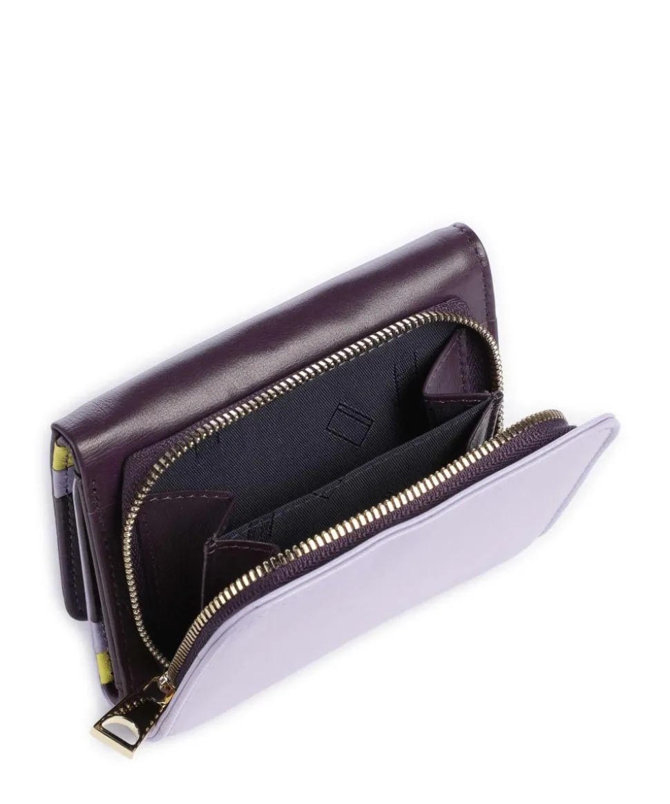 Pemba RFID Geldbörse fein genarbtes Kalbsleder aubergine