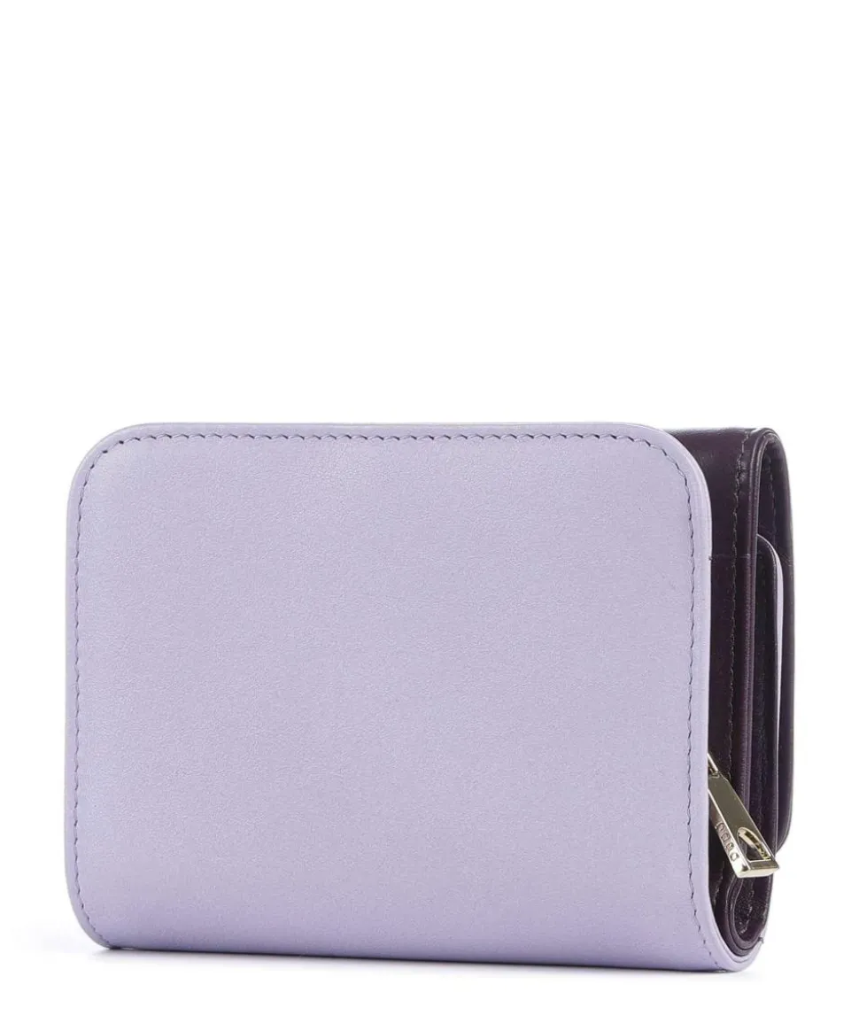 Pemba RFID Geldbörse fein genarbtes Kalbsleder aubergine