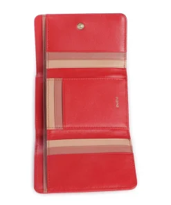Pemba RFID Geldbörse fein genarbtes Kalbsleder rot