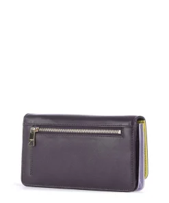 Pemba RFID Geldbörse fein genarbtes Kalbsleder brombeer