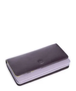 Pemba RFID Geldbörse fein genarbtes Kalbsleder brombeer