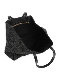 Periiee Shopper Bast schwarz