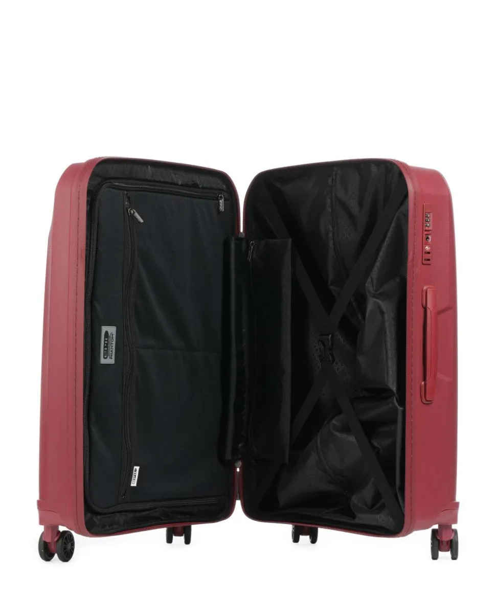 Phantom SL 4-Rollen Trolley dunkelrot 66 cm