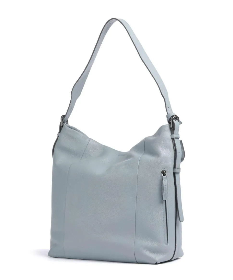 Philocalists Affinity Shopper genarbtes Rindsleder hellblau