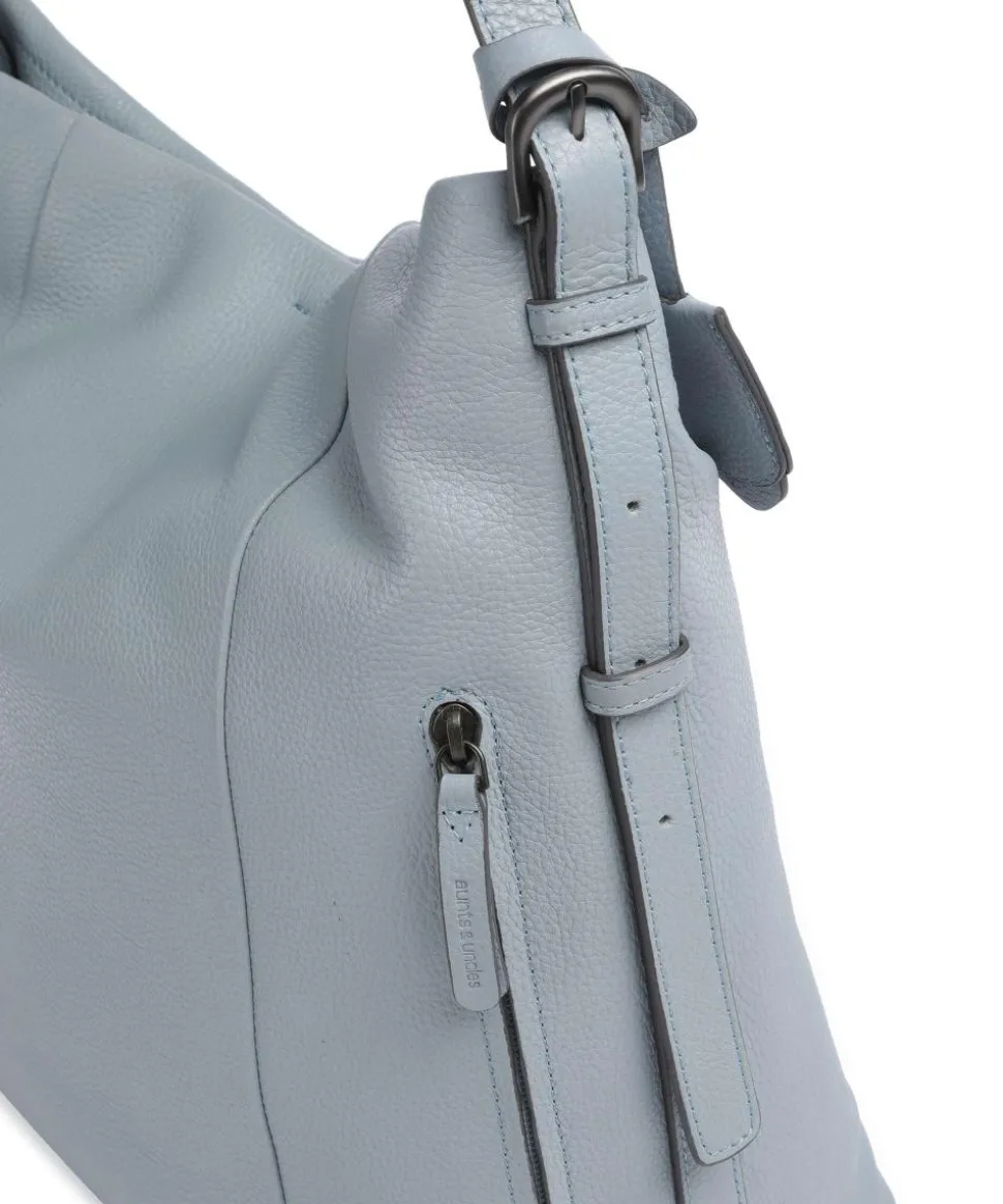 Philocalists Affinity Shopper genarbtes Rindsleder hellblau