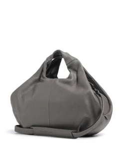Philocalists Beauty Handtasche fein genarbtes Leder grau