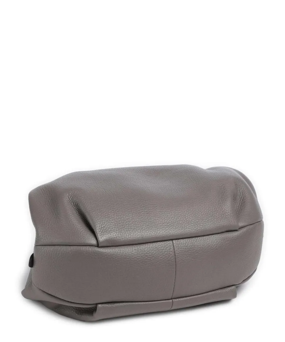 Philocalists Beauty Handtasche fein genarbtes Leder grau