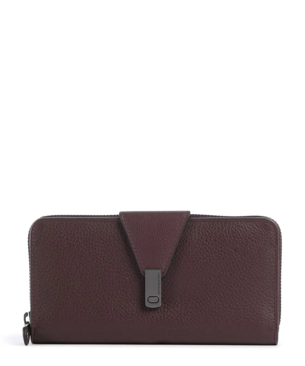 Philocalists Catelyn Geldbörse genarbtes Leder wein