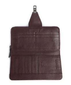 Philocalists Catelyn Geldbörse genarbtes Leder wein