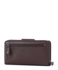 Philocalists Catelyn Geldbörse genarbtes Leder wein