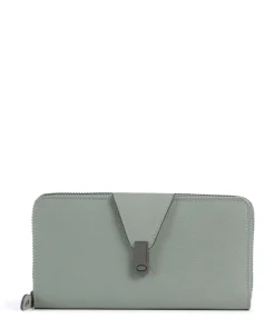 Philocalists Catelyn Geldbörse genarbtes Leder graugrün