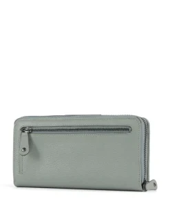 Philocalists Catelyn Geldbörse genarbtes Leder graugrün