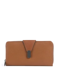 Philocalists Catelyn Geldbörse genarbtes Leder braun