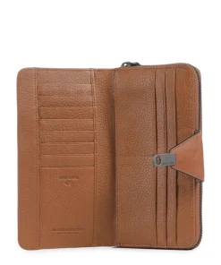 Philocalists Catelyn Geldbörse genarbtes Leder braun