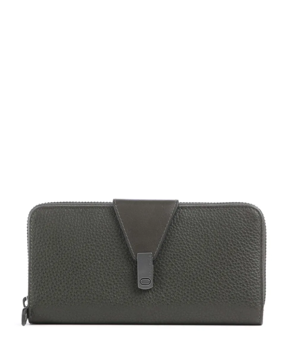 Philocalists Catelyn Geldbörse genarbtes Leder dunkelgrün