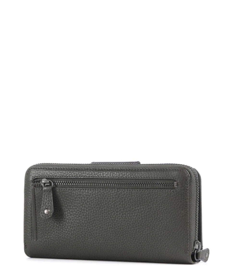 Philocalists Catelyn Geldbörse genarbtes Leder dunkelgrün