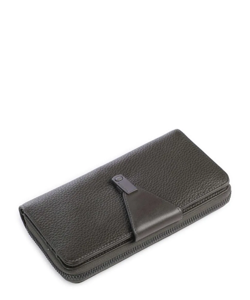 Philocalists Catelyn Geldbörse genarbtes Leder dunkelgrün