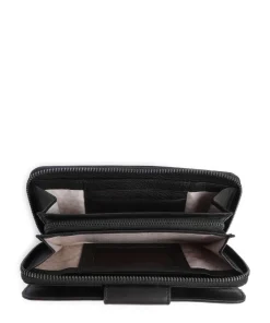 Philocalists Catelyn Geldbörse genarbtes Leder schwarz