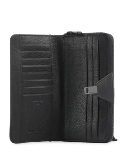 Philocalists Catelyn Geldbörse genarbtes Leder schwarz