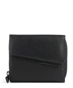 Philocalists Celia Geldbörse genarbtes Leder schwarz
