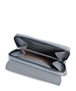 Philocalists Celia Geldbörse genarbtes Leder hellblau