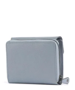 Philocalists Celia Geldbörse genarbtes Leder hellblau