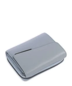 Philocalists Celia Geldbörse genarbtes Leder hellblau