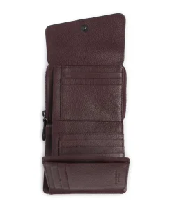 Philocalists Celia Geldbörse genarbtes Leder wein