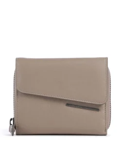 Philocalists Celia Geldbörse genarbtes Leder beige