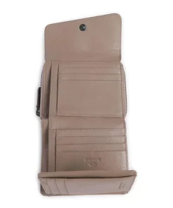 Philocalists Celia Geldbörse genarbtes Leder beige