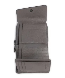 Philocalists Celia Geldbörse genarbtes Leder grau