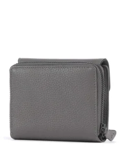 Philocalists Celia Geldbörse genarbtes Leder grau