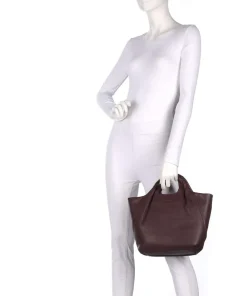 Philocalists Dearie Handtasche genarbtes Leder wein