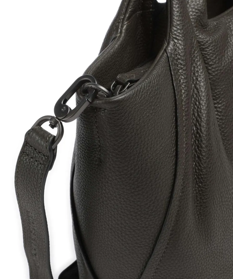 Philocalists Dearie Handtasche genarbtes Leder khaki