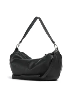 Philocalists Dewdrop Beuteltasche genarbtes Leder schwarz