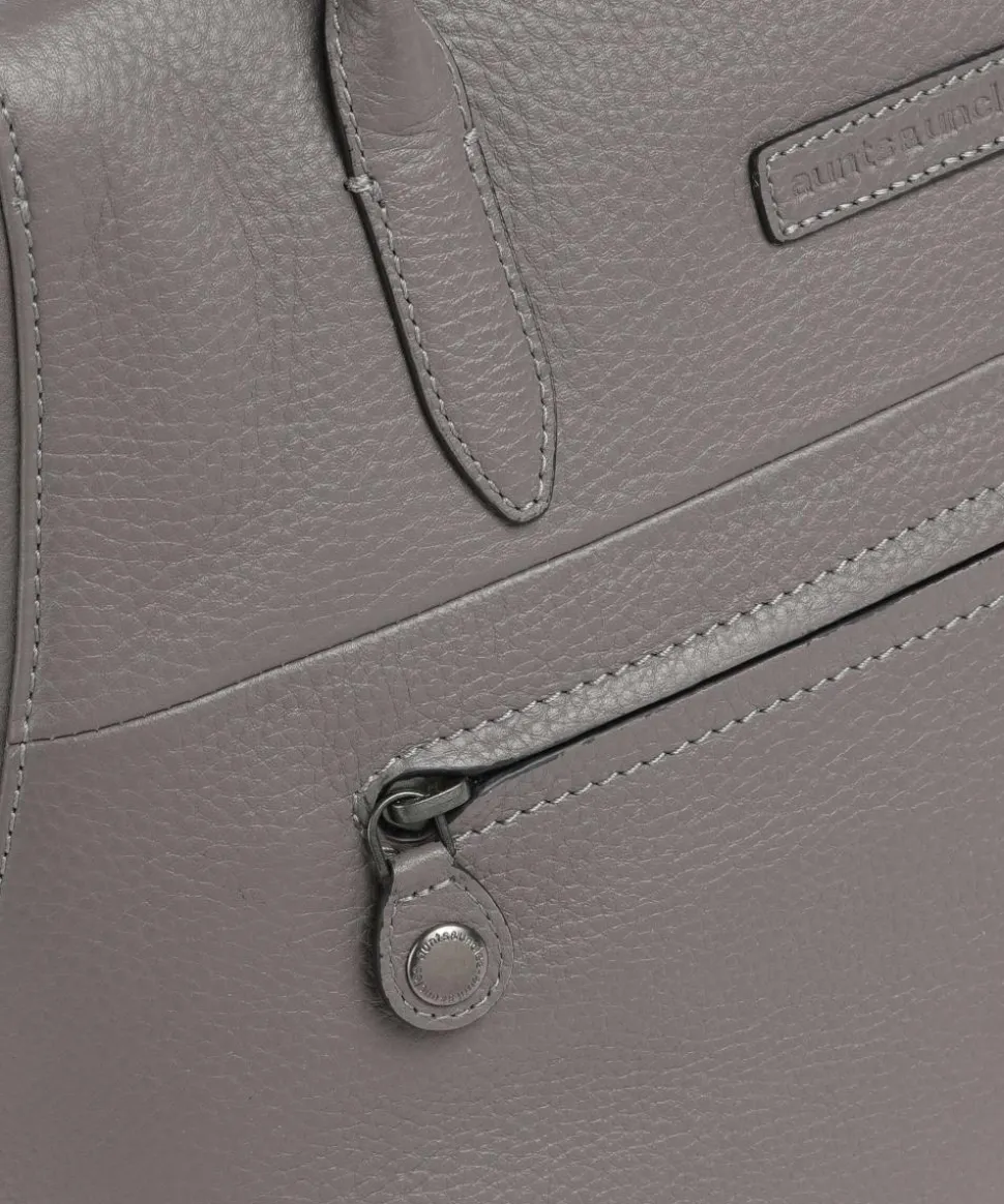 Philocalists Gorgeous Shopper genarbtes Leder dunkelgrau