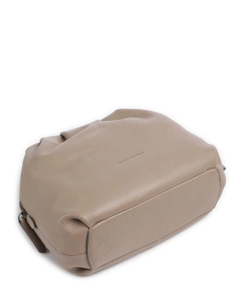 Philocalists Honey Umhängetasche genarbtes Leder beige