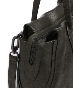 Philocalists Precious Handtasche genarbtes Rindsleder khaki