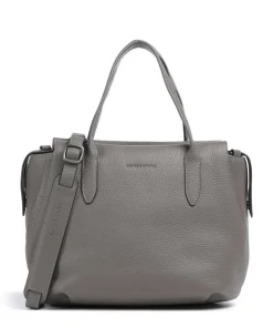 Philocalists Precious Handtasche genarbtes Rindsleder dunkelgrau