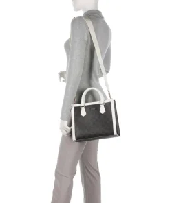 Piazza Edition Ariella Handtasche Lederimitat dunkelbraun