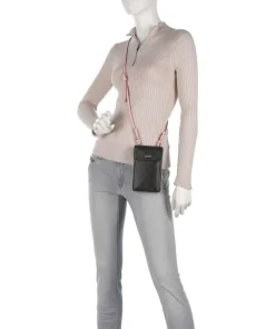 Piazza Edition Pippa Handytasche Lederimitat dunkelbraun