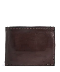 Piccola Pelletteria Geldbörse fein genarbtes Rindsleder dunkelbraun