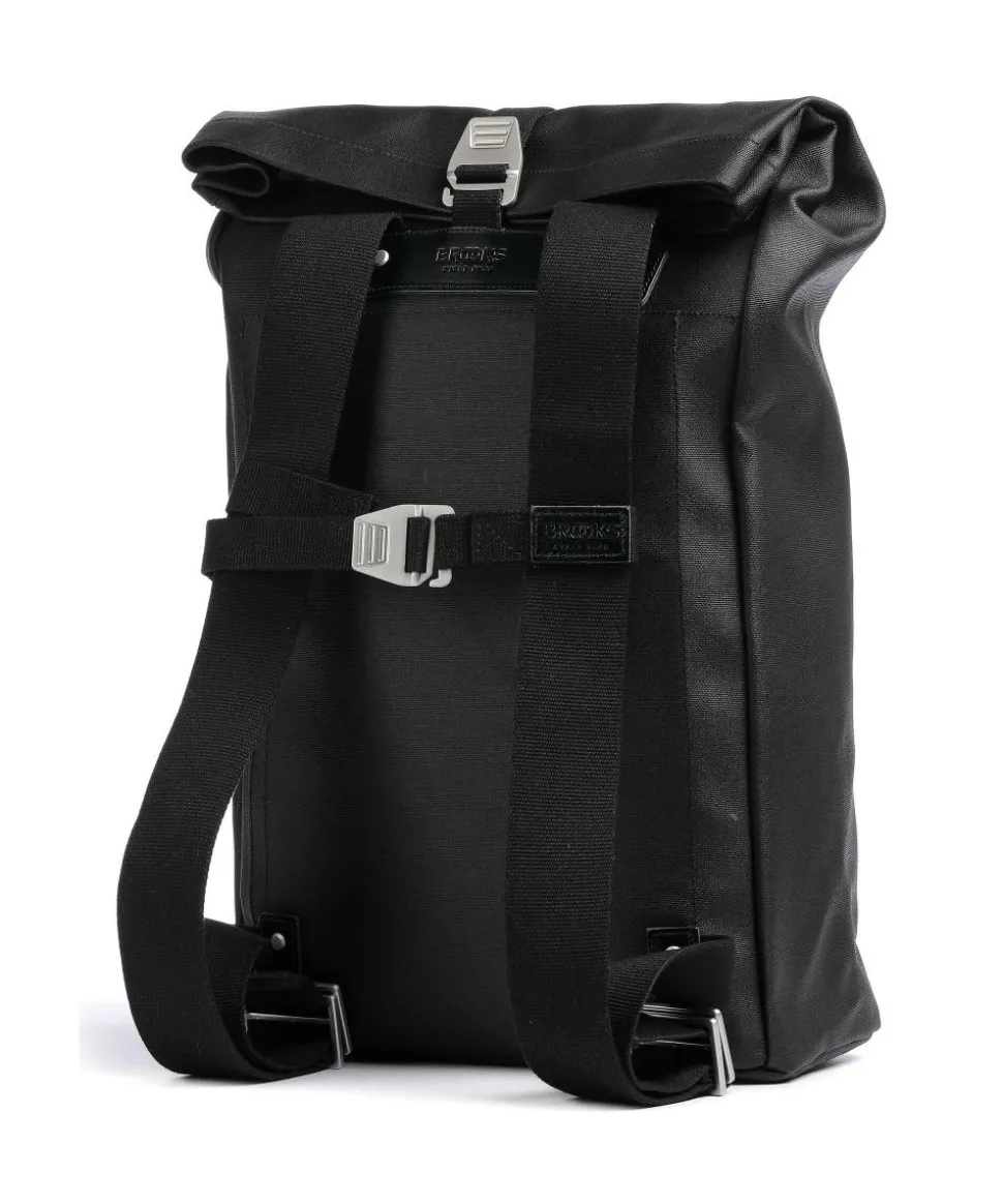 Pickwick Cotton Canvas Large Rolltop Rucksack 16″ Canvas schwarz