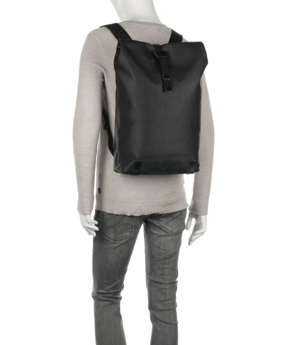 Pickwick Cotton Canvas Large Rolltop Rucksack 16″ Canvas schwarz