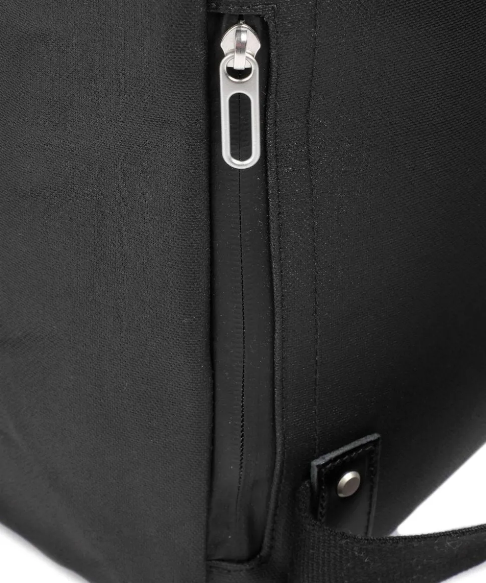 Pickwick Cotton Canvas Large Rolltop Rucksack 16″ Canvas schwarz