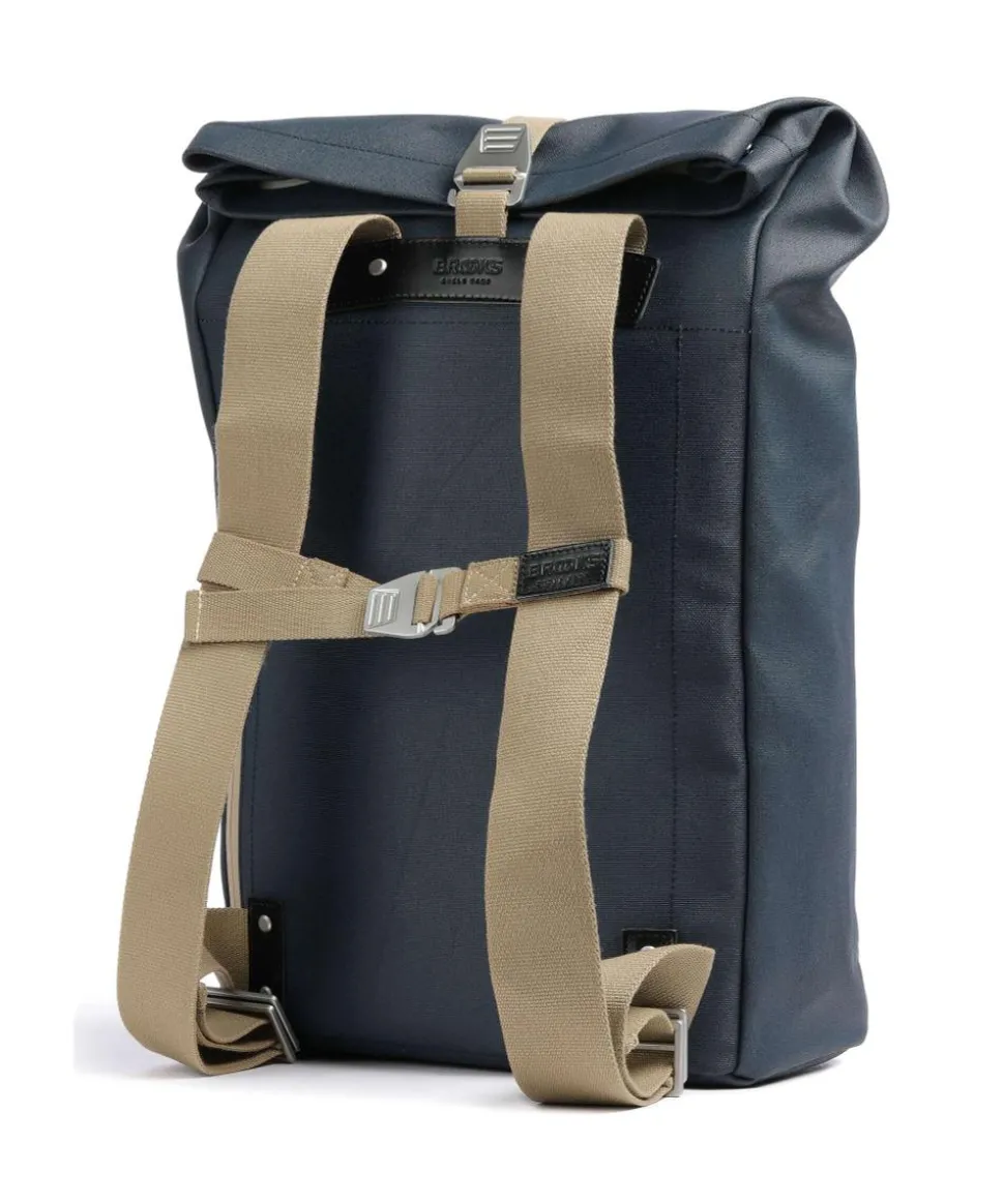 Pickwick Cotton Canvas Large Rolltop Rucksack 16″ Canvas blau