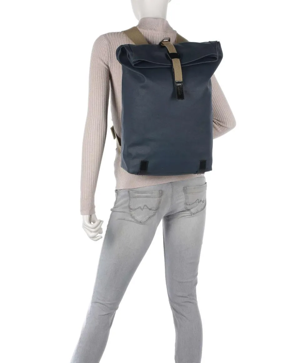 Pickwick Cotton Canvas Large Rolltop Rucksack 16″ Canvas blau