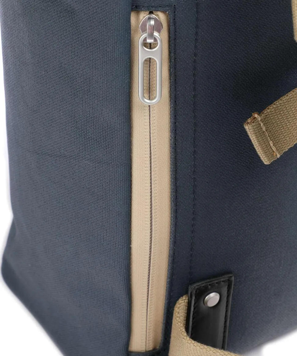 Pickwick Cotton Canvas Large Rolltop Rucksack 16″ Canvas blau